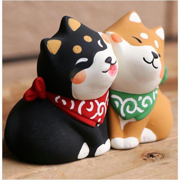 辦公室療癒公仔貼臉柴犬-黑柴|黃柴 - 富士通販