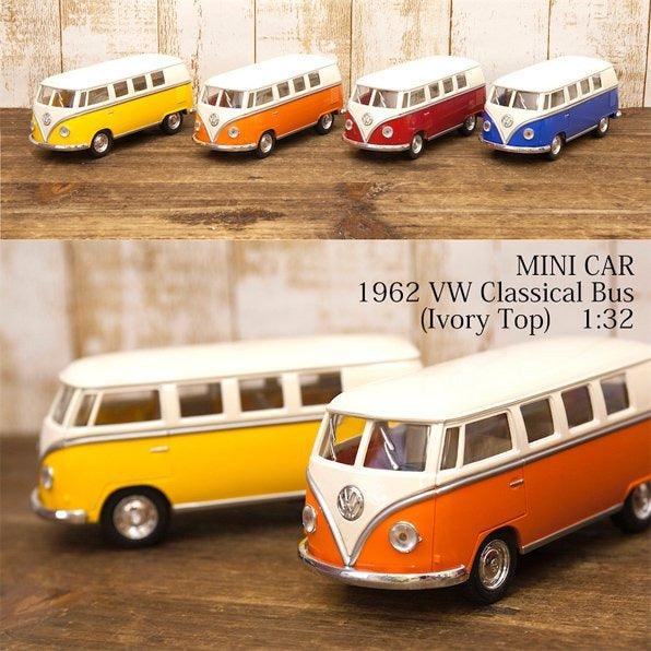 日本 1962 VW 福斯迴力車| 1/32 巴士合金車模型 - 富士通販