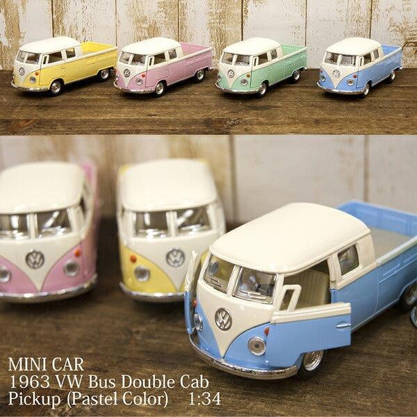 日本 1963 VW 福斯迴力車| 1/34 雙廂貨卡合金車模型 - 富士通販