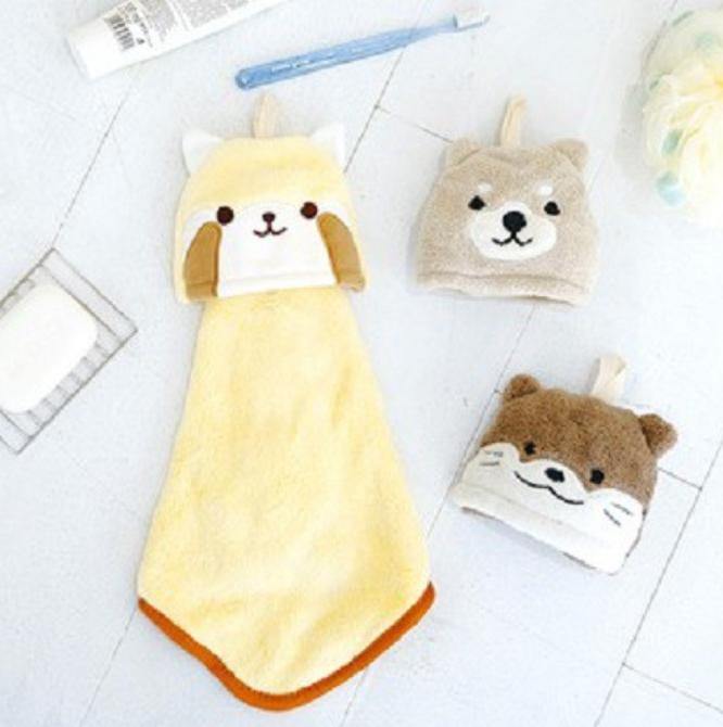 浣熊擦手巾|可收納擦手巾,親膚柔軟可愛動物造型 - 富士通販