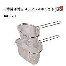 日本製 不銹鋼漏勺-小/中|勺 火鍋網勺網子漏勺 煮麵勺 過濾勺 - 富士通販