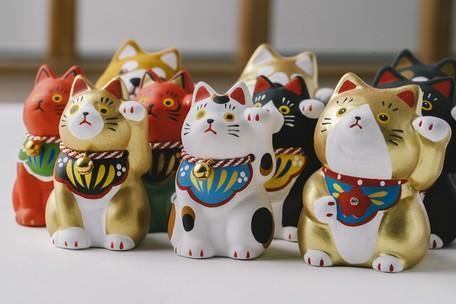 日本開運除厄招福消災招財貓|各種顏色招財貓柴犬 - 富士通販