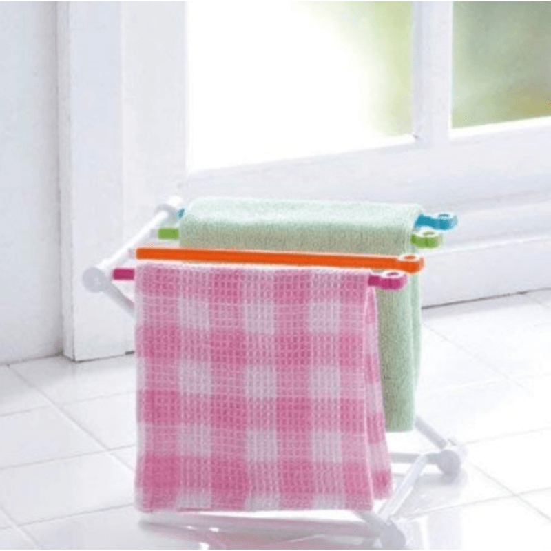 日本抹布、寶特瓶晾乾架|可折疊收納毛巾架防止發霉 - 富士通販