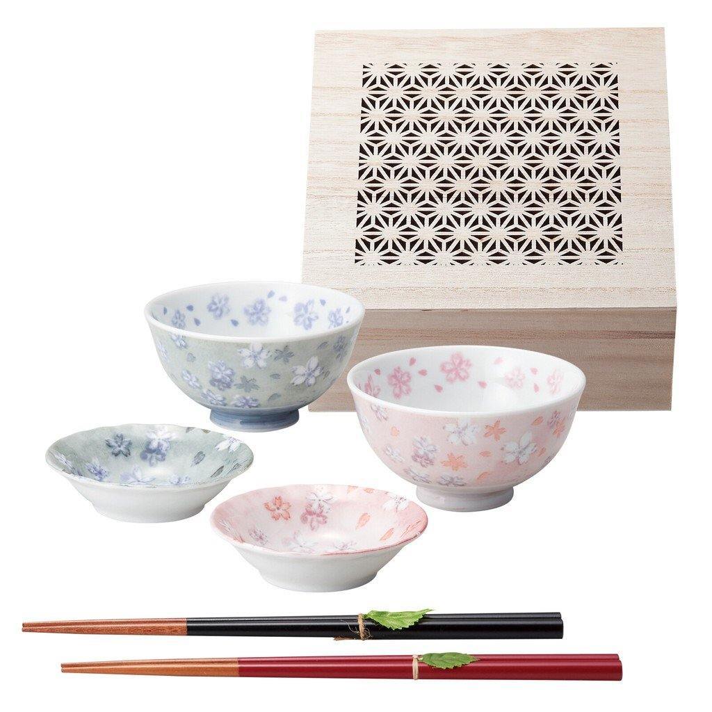 日本 新婚夫妻|情侶碗筷禮盒組-日本製 - 富士通販