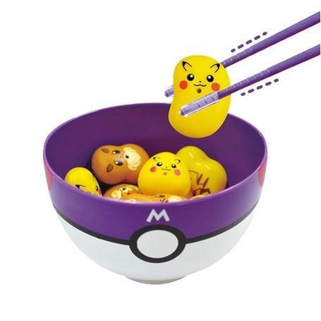 日本兒童學習筷| 寶可夢套組桌遊玩具,夾豆子遊戲組 - 富士通販