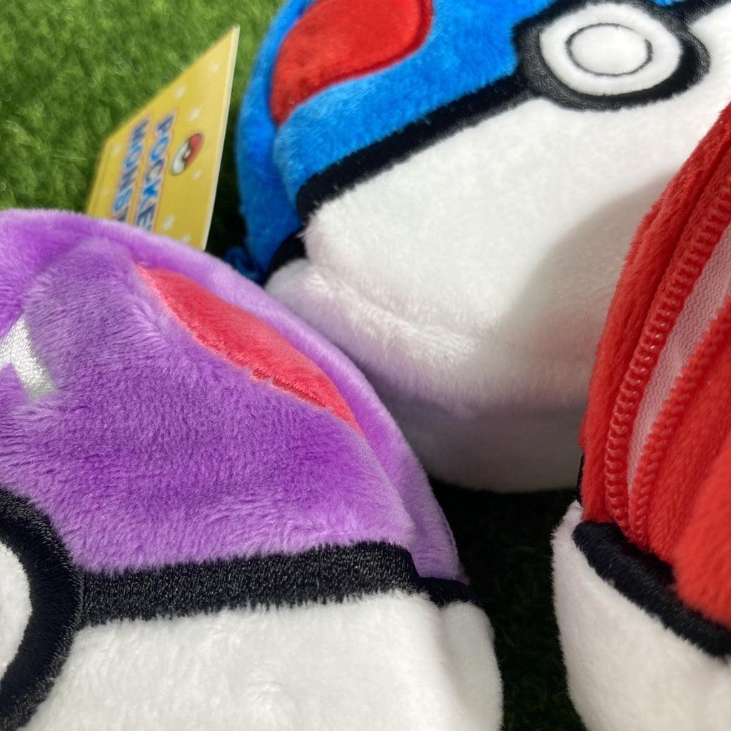 神奇寶貝球 絨毛零錢包|精靈球 大師球 超級球 - 富士通販