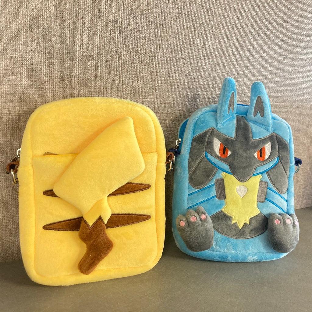 精靈寶可夢斜肩包|皮卡丘、卡比獸、百變怪、路卡利歐 - 富士通販