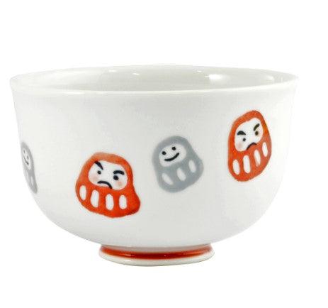 日本製 天龍窯 可愛小達摩|餐碗 圓盤 方盤 丼飯碗 - 富士通販