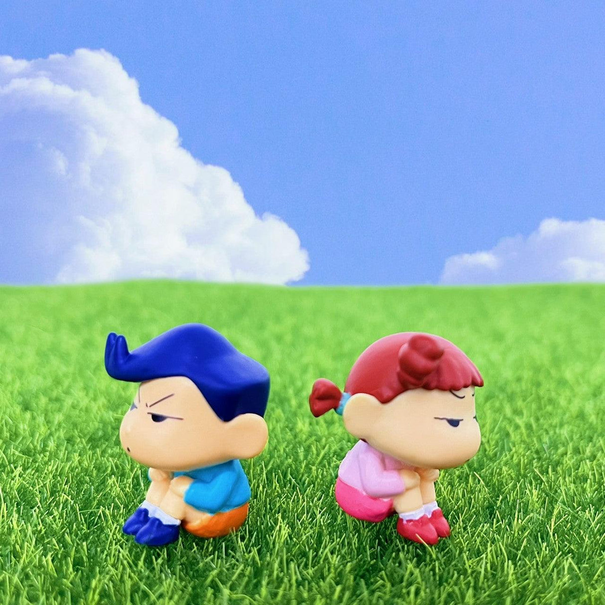 日本萬代 蠟筆小新等待中公仔 |阿呆 風間 妮妮 園長 蠟筆小新 - 富士通販