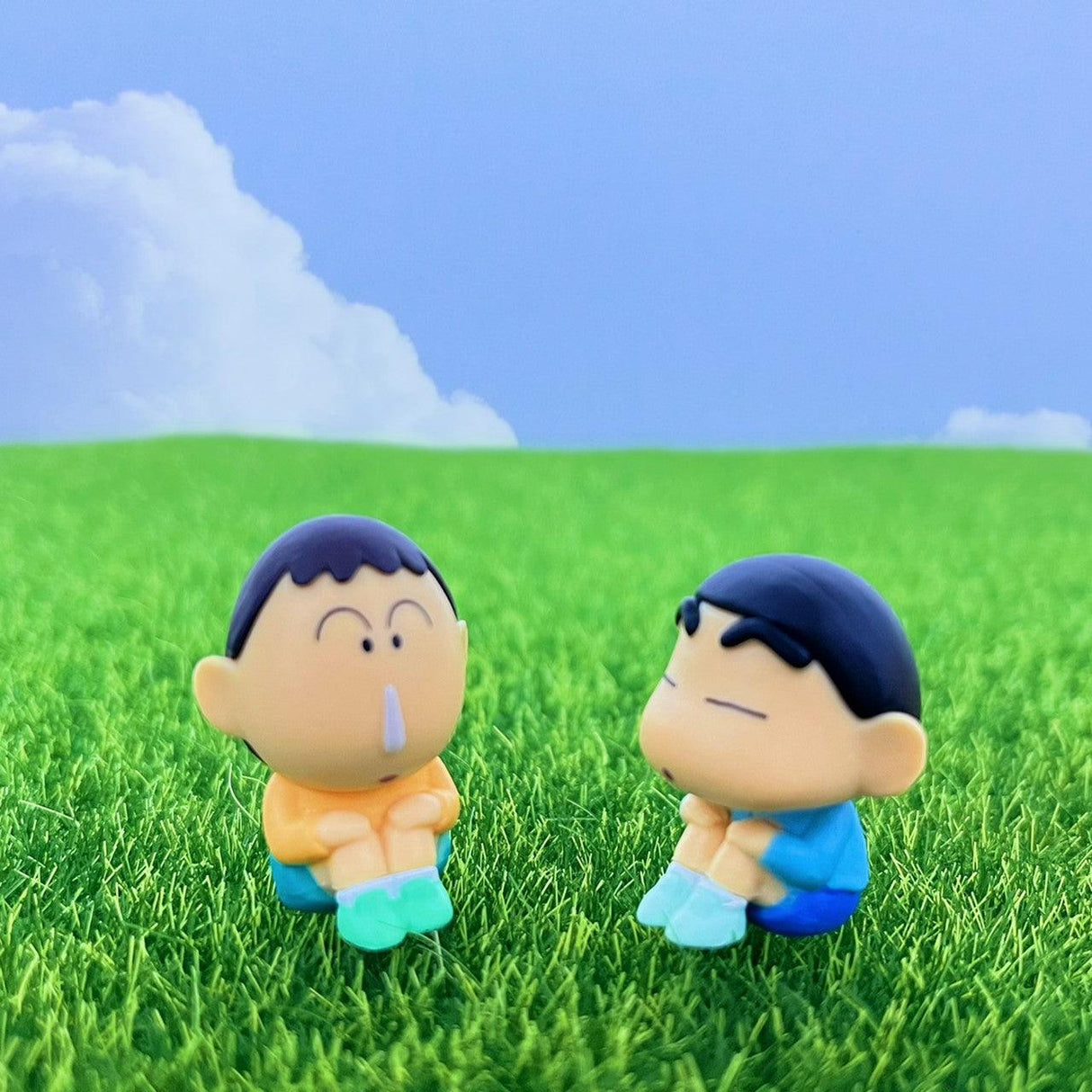 日本萬代 蠟筆小新等待中公仔 |阿呆 風間 妮妮 園長 蠟筆小新 - 富士通販