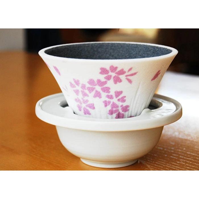 波佐見燒陶瓷咖啡濾杯|春日櫻花限定版 - 富士通販