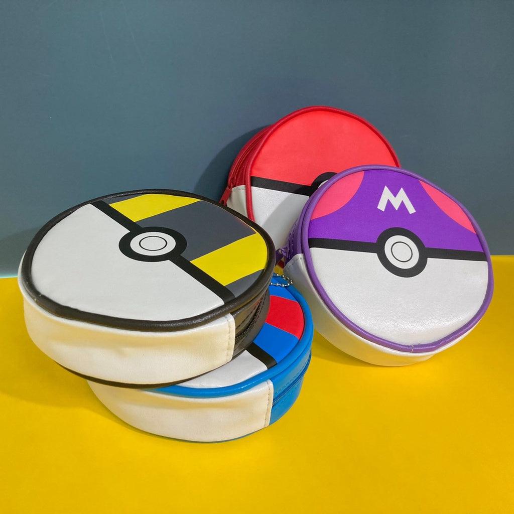 日本精靈寶可夢拉鍊包、收納包、錢包|精靈球、超級球、高級球、大師球 - 富士通販