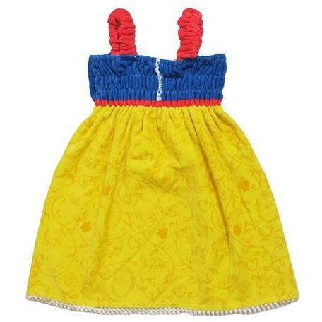 白雪公主造型,卡通兒童浴巾 - 富士通販