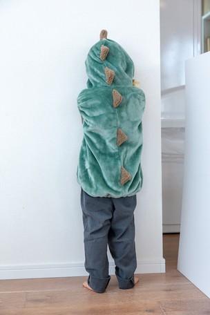 兒童用恐龍披肩、背心|法蘭絨冬季保暖材質 - 富士通販