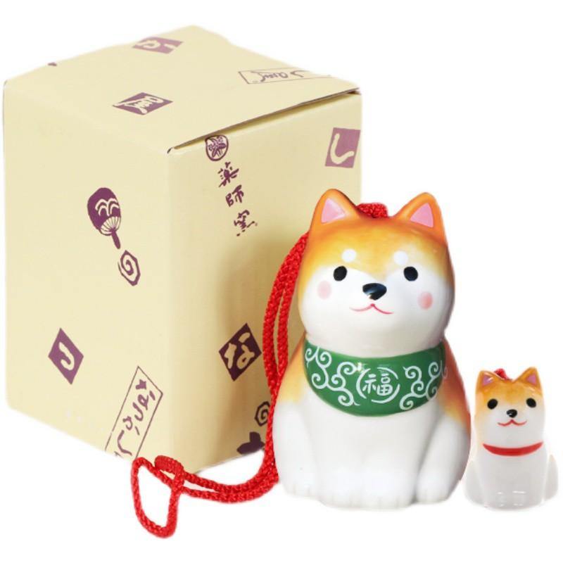 藥師窯柴犬風鈴|風鈴|陶器|柴犬 - 富士通販