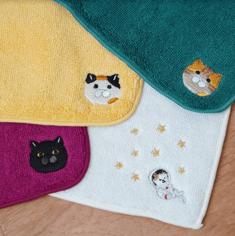 日本製|今治貓咪毛巾、手帕 - 富士通販