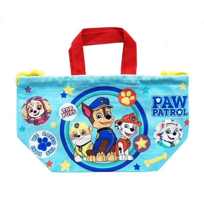 日本 小狗汪汪隊 孩童上學午餐袋|野餐袋|收納手提袋-日本製 - 富士通販