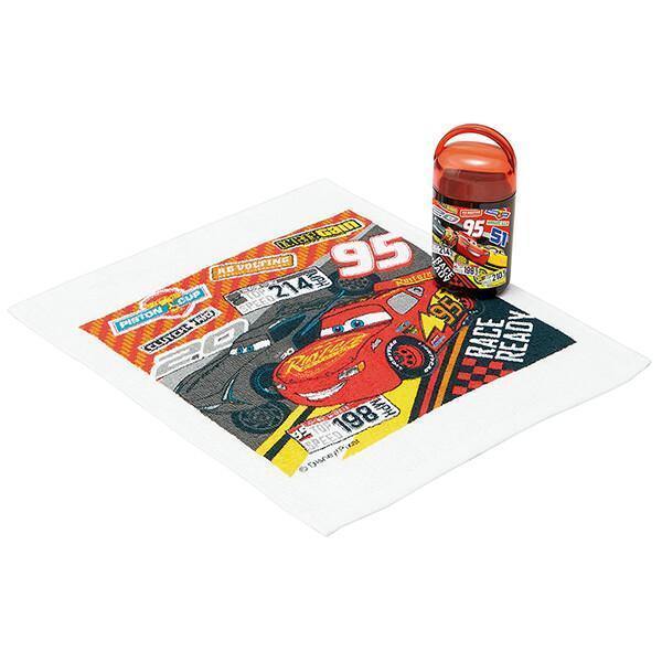 多款人氣卡通造型圖案 龍貓小梅|漢堡|閃電麥坤小方巾附收納罐-三款可選 - 富士通販