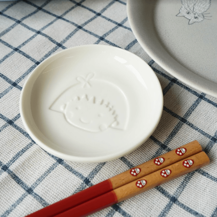 日本人氣卡通櫻桃小丸子|醬油碟、醬料碟、小菜碟 - 富士通販