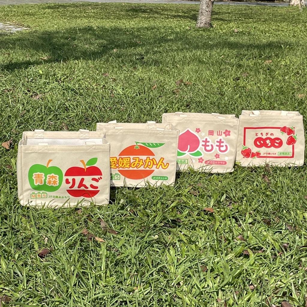 手提袋 購物袋 便當袋 水果袋 環保袋 袋子|橘子 蘋果 桃子 草莓 青森蘋果 - 富士通販