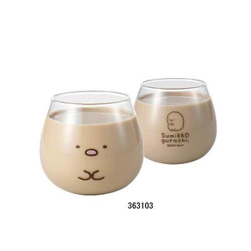 日本製 角落生物 透明玻璃杯 |炸豬排 白熊 企鵝 貓 蜥蜴 - 富士通販