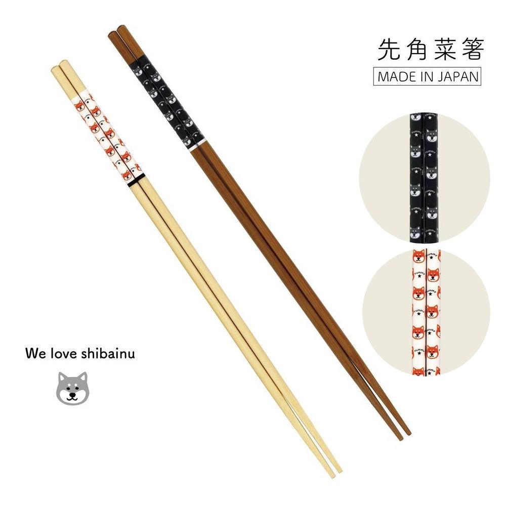日本製 柴犬 木質長筷 料理筷|33cm - 富士通販