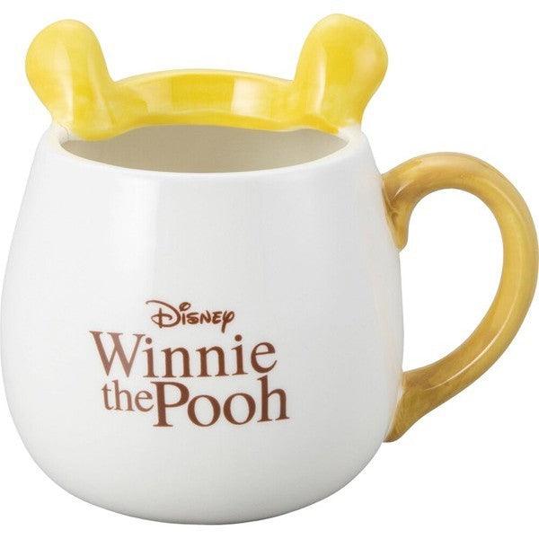 日本 迪士尼 維尼 立體 大臉馬克杯 350cc|陶瓷馬克杯 咖啡杯 - 富士通販