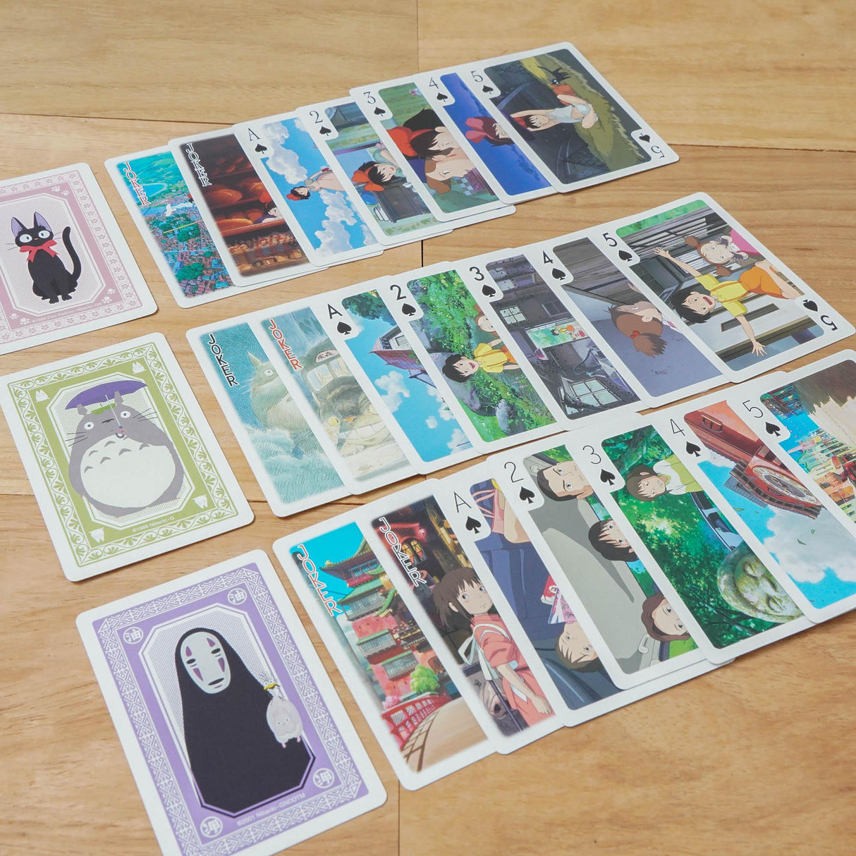 宮崎駿動畫系列撲克牌|龍貓、神隱少女、魔女宅急便 - 富士通販