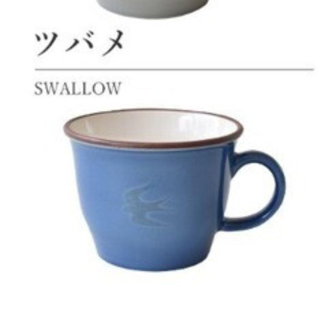 日本製 美濃燒 動物 剪影|大容量馬克杯 湯杯 陶瓷盤 - 富士通販