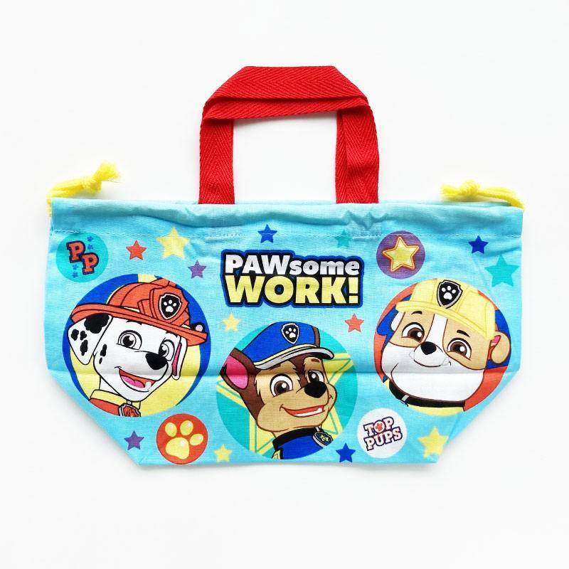 日本 小狗汪汪隊 孩童上學午餐袋|野餐袋|收納手提袋-日本製 - 富士通販