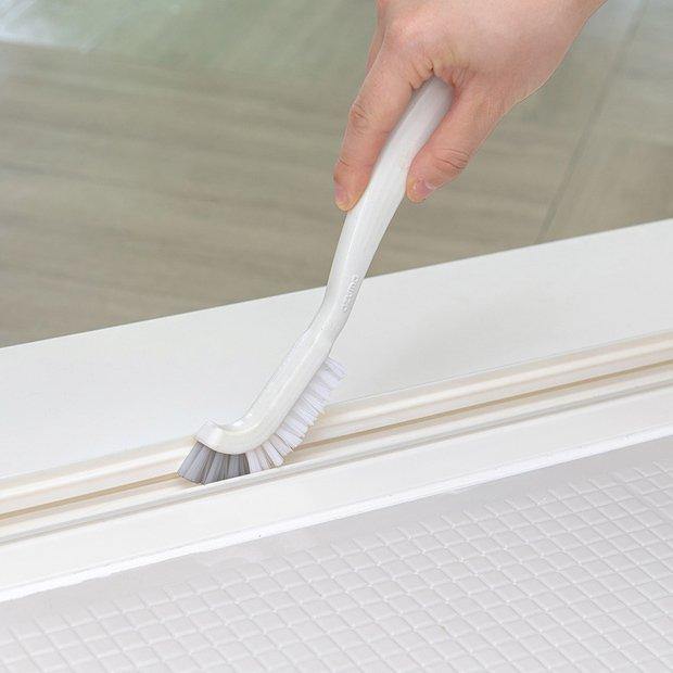 日本製 浴室專用清潔縫隙刷|去污漬 隙縫刷 清潔刷 磁磚縫隙刷 清潔用品 浴室清潔 去污 - 富士通販