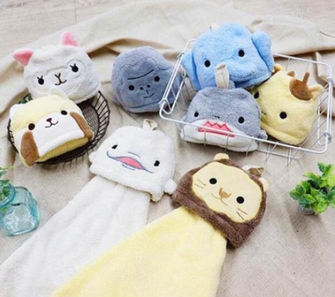 浣熊擦手巾|可收納擦手巾,親膚柔軟可愛動物造型 - 富士通販