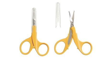 日本兒童安全指甲剪刀|嬰幼兒指甲剪帶帽剪刀、鼻毛剪 - 富士通販