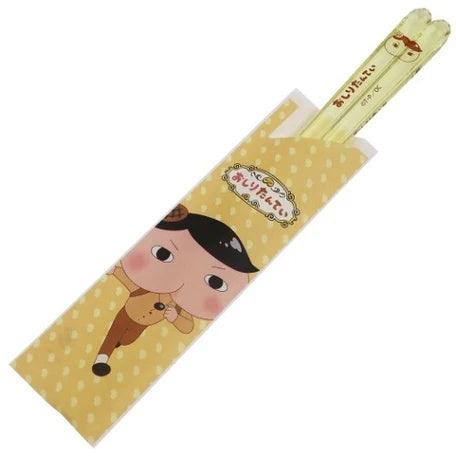日本製|卡通屁屁偵探透明筷子、兒童餐具 - 富士通販