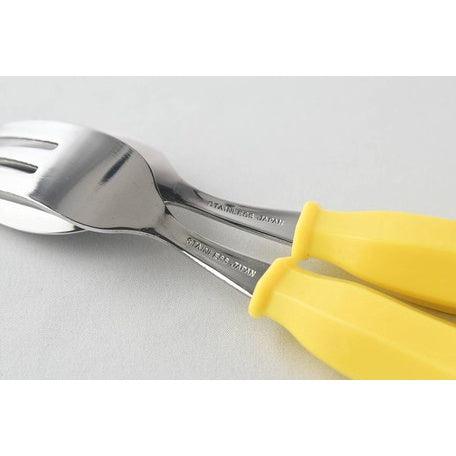 日本製 燕三條香蕉造型 刀叉組|創意設計 兒童餐具 造型餐具 - 富士通販