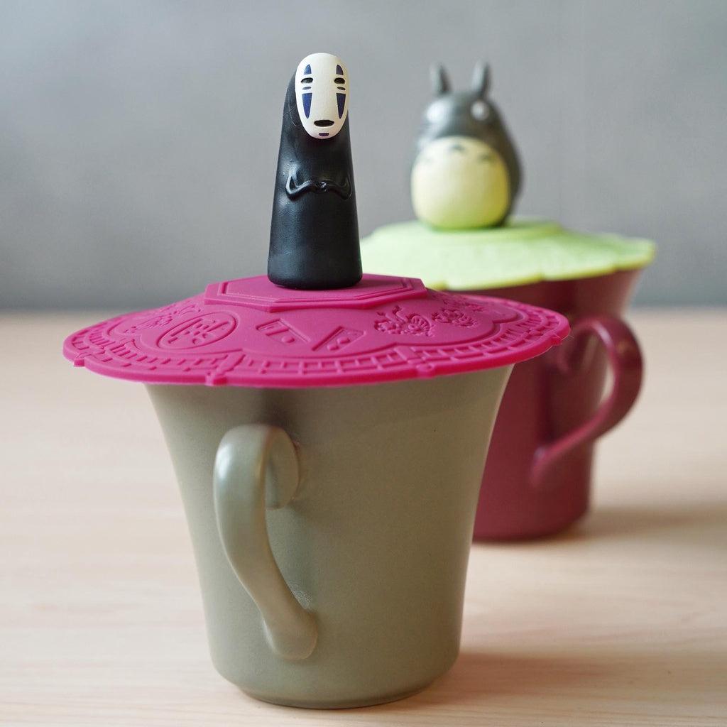 日本 龍貓 無臉男 造型杯蓋|矽膠杯蓋 馬克杯蓋 防塵 - 富士通販