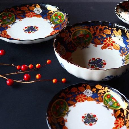 日本製 美濃燒 萬壽菊碗|陶瓷碗 日式餐具 餐碗 - 富士通販