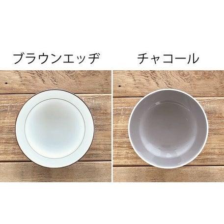 日本美濃燒|灰、白 典雅線條圓盤 - 富士通販