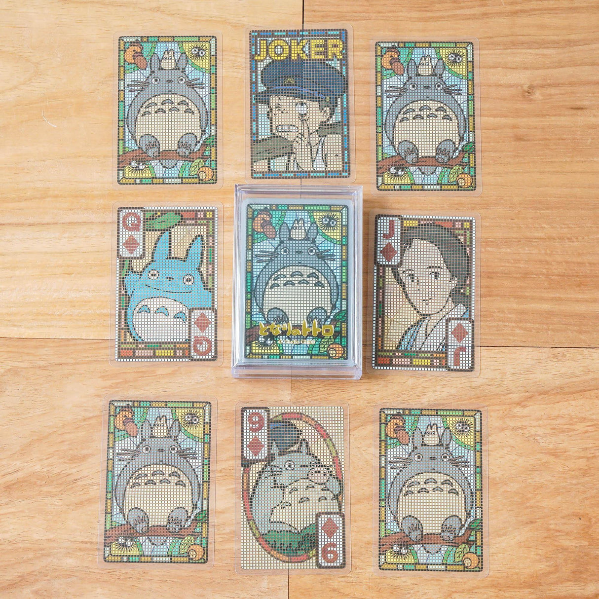 日本直送 小叮噹|龍貓|神隱少女透明撲克牌 - 富士通販