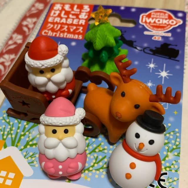 日本製聖誕節橡皮擦|日本創意造型文具 - 富士通販