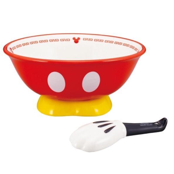 正版授權日本迪士尼陶瓷拉麵碗|米奇、米妮,附湯匙 - 富士通販