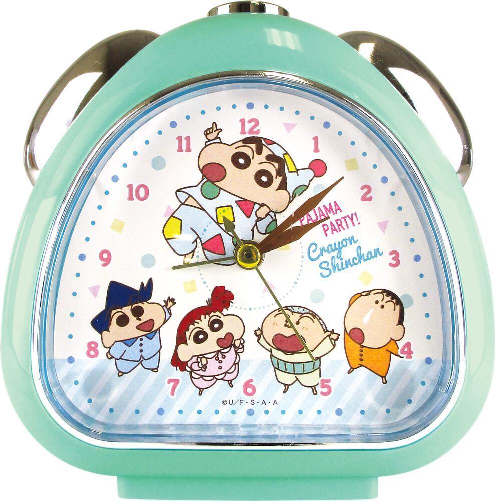 日本 蠟筆小新飯三角糰造型鬧鐘|貪睡功能|夜光-兩種款式 - 富士通販