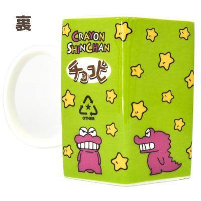日本卡通蠟筆小新六角造型馬克杯-小熊餅乾|鱷魚小新-兩款可選 - 富士通販