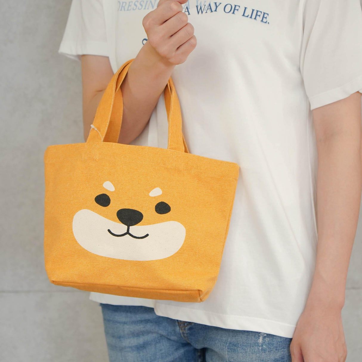 東京限定柴犬造型帆布袋|日本超人氣迷你手提袋 - 富士通販