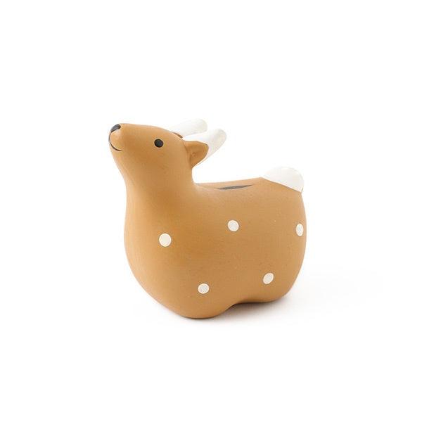 日本 中川政七商店 奈良鹿祈福公仔|陶器 詩籤 擺飾 - 富士通販