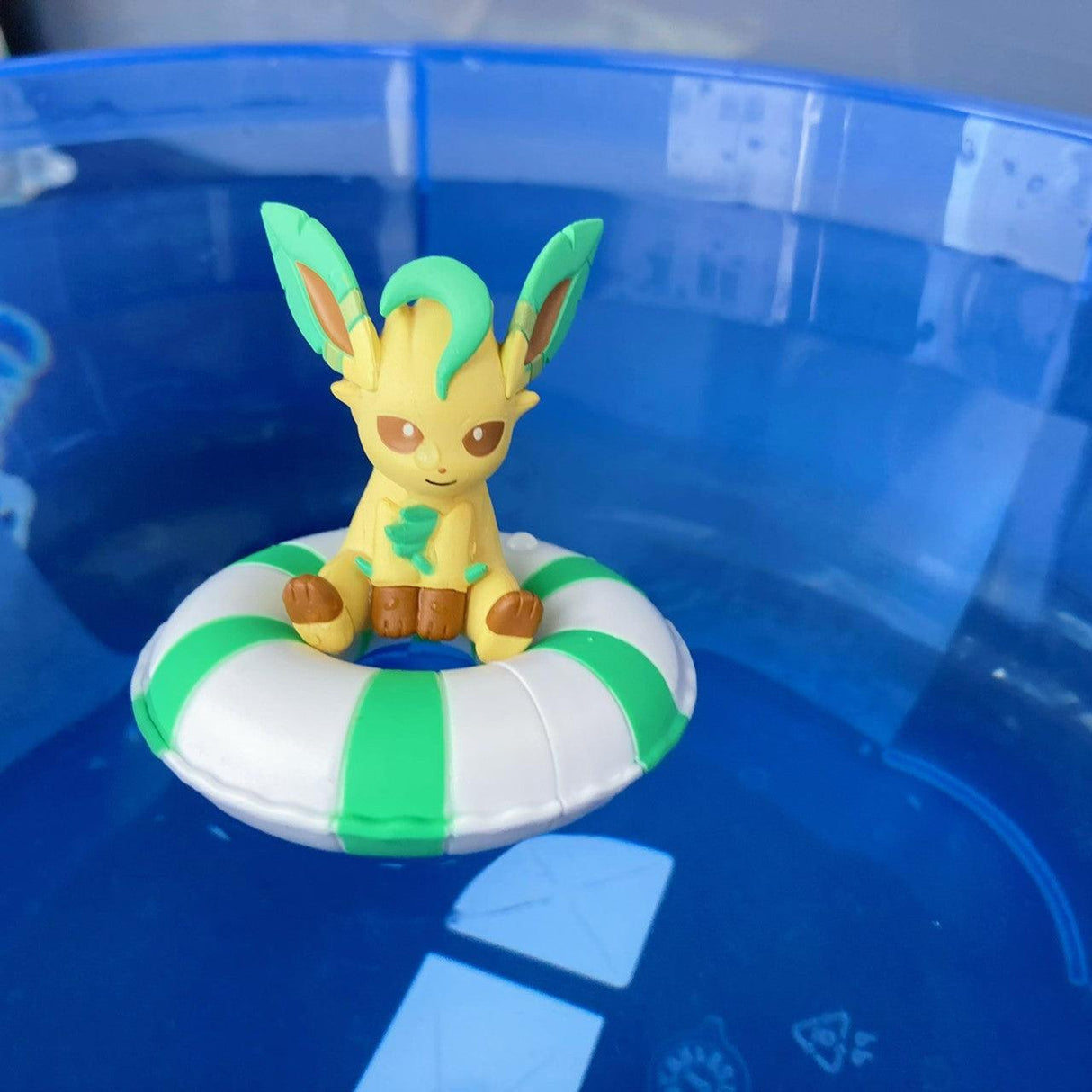 日本萬代 精靈寶可夢漂漂泳圈公仔 |水伊布 火伊布 冰伊布 雷伊布 葉伊布 寶可夢扭蛋 - 富士通販