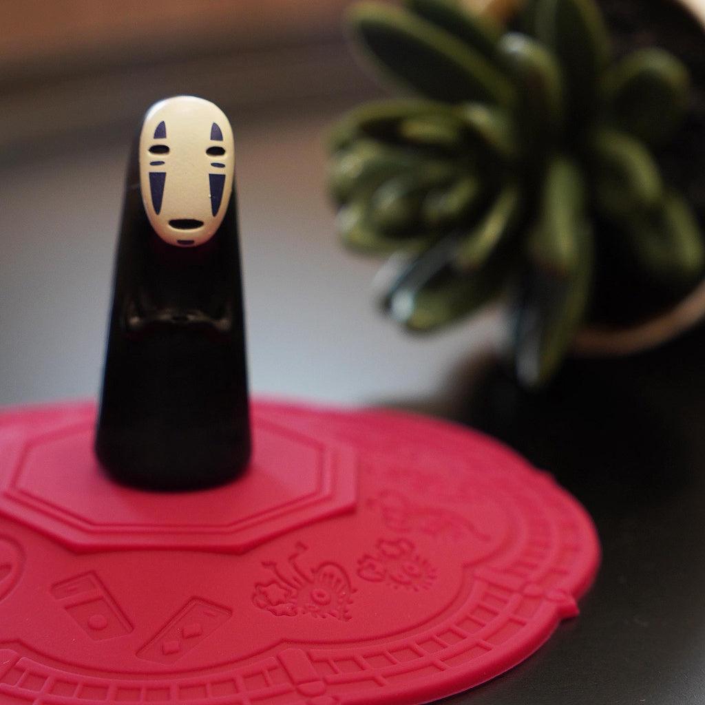 日本 龍貓 無臉男 造型杯蓋|矽膠杯蓋 馬克杯蓋 防塵 - 富士通販