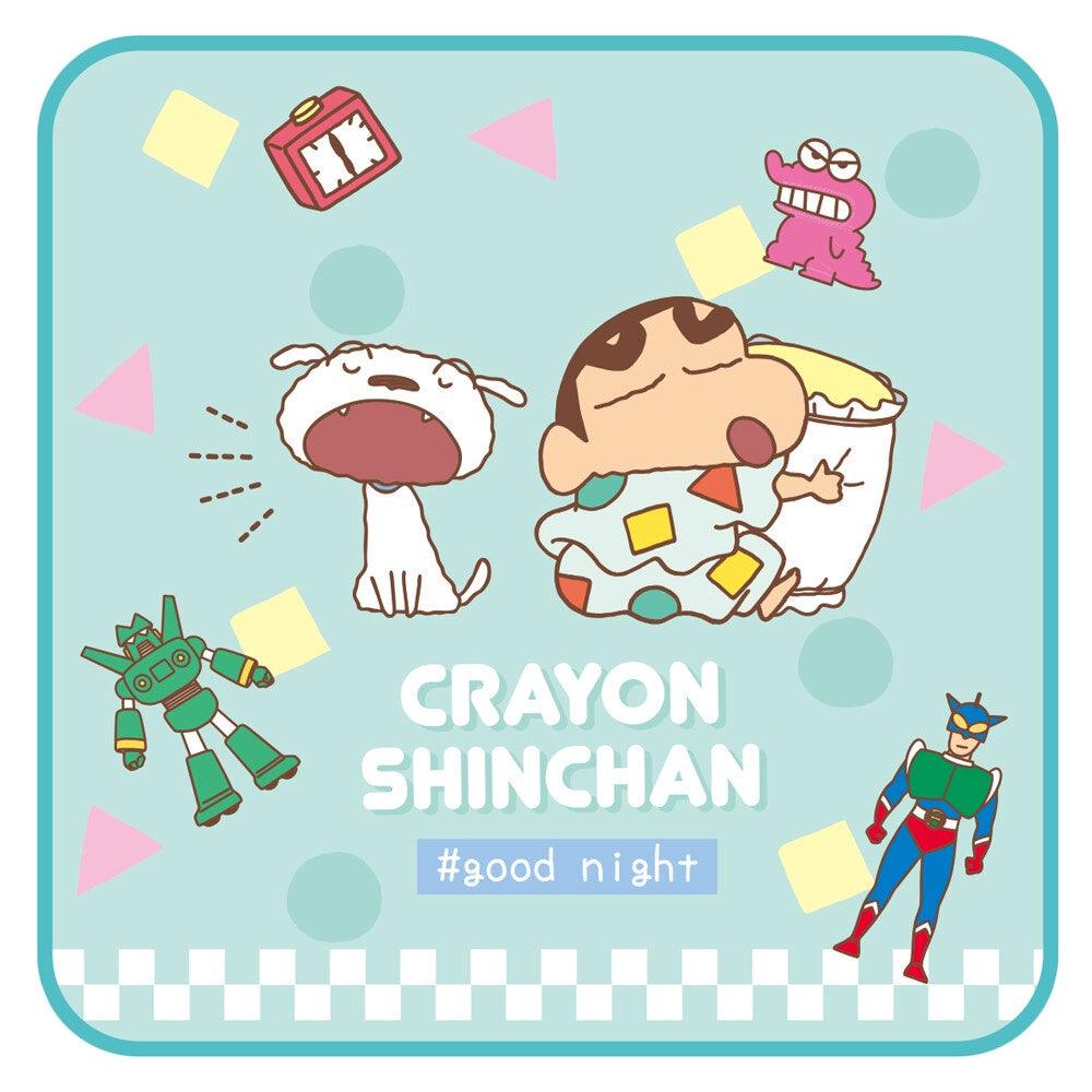 正版蠟筆小新純棉迷你手帕|柔軟小方巾 - 富士通販