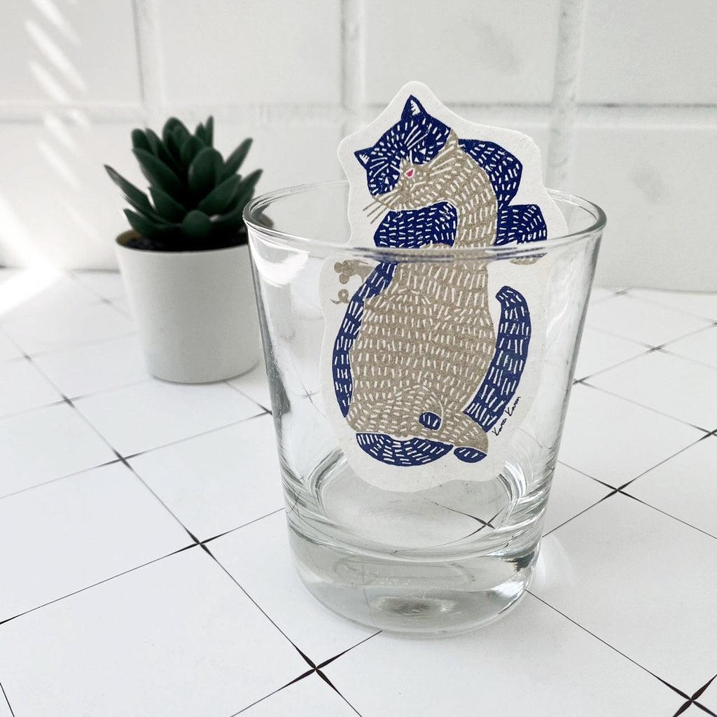 日本 杯子 碗盤 纖維素清潔海綿|超吸水 不掉棉絮 抗菌速乾 菜瓜布 - 富士通販