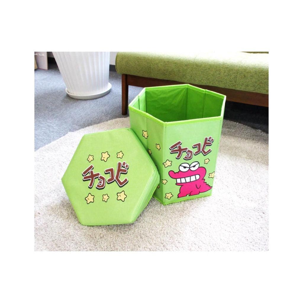 蠟筆小新收納箱|摺疊椅子儲物盒置物箱 - 富士通販